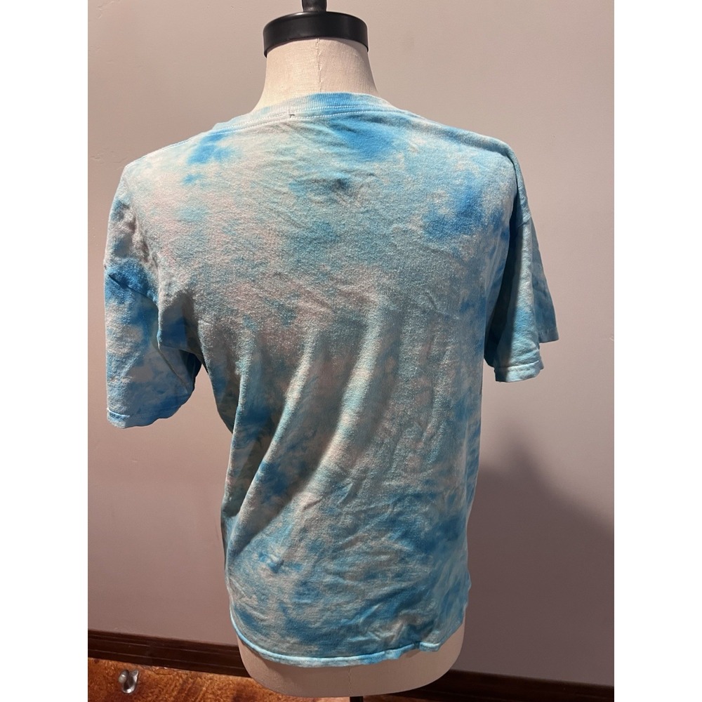 Liquid Blue Alice In Wonderland Tie Dye AOP T Shirt Adult Size M Blue Graphic T - Picture 5 of 6